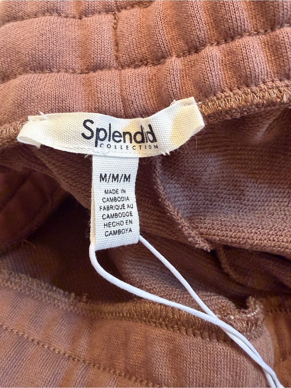 Splendid Taupe Drawstring Joggers - Picture 5 of 6